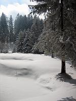  7. März 2010 - unberührte Schneelandschaft auf der Landmark